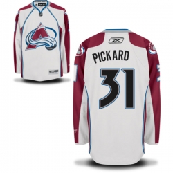Calvin Pickard Reebok Colorado Avalanche Authentic White Away Jersey