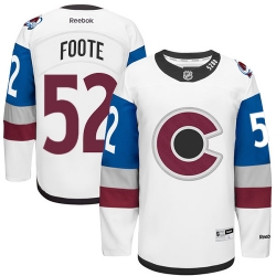 Adam Foote Reebok Colorado Avalanche Authentic White 2016 Stadium Series NHL Jersey