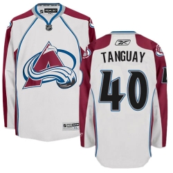 Alex Tanguay Reebok Colorado Avalanche Authentic White Away NHL Jersey