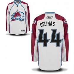 Eric Gelinas Youth Reebok Colorado Avalanche Authentic White Away Jersey