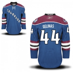 Eric Gelinas Youth Reebok Colorado Avalanche Authentic Blue Alternate Steel Jersey