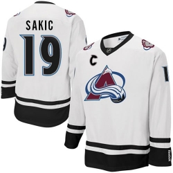 Joe Sakic Reebok Colorado Avalanche Premier White Fashion NHL Jersey