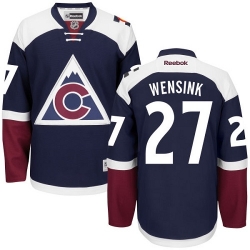 John Wensink Reebok Colorado Avalanche Premier Blue Third NHL Jersey
