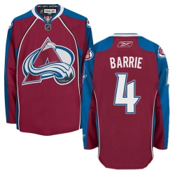 Tyson Barrie Reebok Colorado Avalanche Authentic Red Burgundy Home NHL Jersey