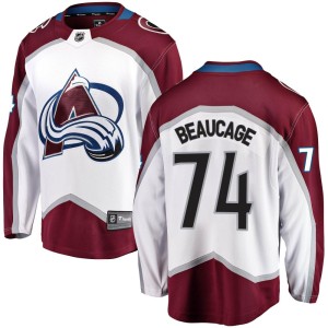 Alex Beaucage Men's Fanatics Branded Colorado Avalanche Breakaway White Away Jersey