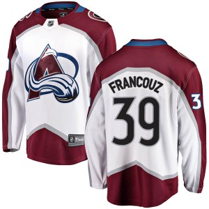 Pavel Francouz Men's Fanatics Branded Colorado Avalanche Breakaway White Away Jersey