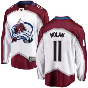 Owen Nolan Men's Fanatics Branded Colorado Avalanche Breakaway White Away Jersey