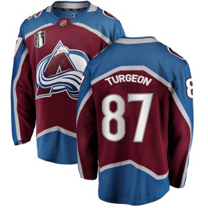 Pierre Turgeon Youth Fanatics Branded Colorado Avalanche Breakaway Maroon Home 2022 Stanley Cup Final Patch Jersey