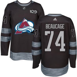 Alex Beaucage Youth Colorado Avalanche Authentic Black 1917-2017 100th Anniversary Jersey