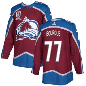 Raymond Bourque Men's Adidas Colorado Avalanche Authentic Burgundy Home 2022 Stanley Cup Champions Jersey
