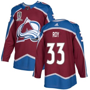 Patrick Roy Men's Adidas Colorado Avalanche Authentic Burgundy Home 2022 Stanley Cup Champions Jersey