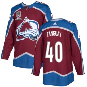 Alex Tanguay Men's Adidas Colorado Avalanche Authentic Burgundy Home 2022 Stanley Cup Champions Jersey