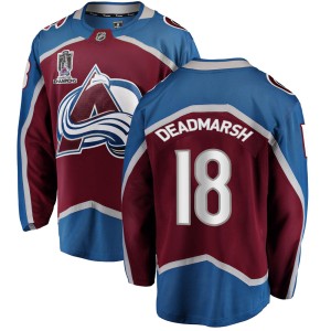 Adam Deadmarsh Men's Fanatics Branded Colorado Avalanche Breakaway Maroon Home 2022 Stanley Cup Champions Jersey