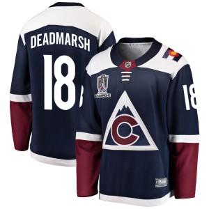 Adam Deadmarsh Men's Fanatics Branded Colorado Avalanche Breakaway Navy Alternate 2022 Stanley Cup Champions Jersey