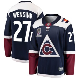 John Wensink Men's Fanatics Branded Colorado Avalanche Breakaway Navy Alternate 2022 Stanley Cup Champions Jersey