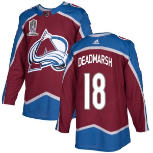 Adam Deadmarsh Youth Adidas Colorado Avalanche Authentic Burgundy Home 2022 Stanley Cup Champions Jersey