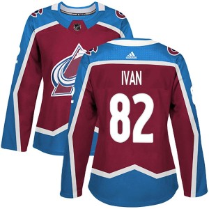 Ivan Ivan Women's Adidas Colorado Avalanche Authentic Burgundy Home Jersey
