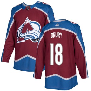 Chris Drury Youth Adidas Colorado Avalanche Authentic Burgundy Home Jersey