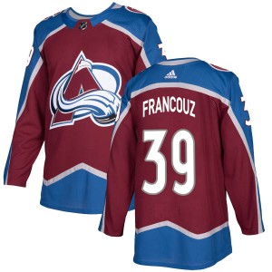 Pavel Francouz Youth Adidas Colorado Avalanche Authentic Burgundy Home Jersey