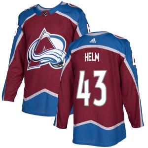 Darren Helm Youth Adidas Colorado Avalanche Authentic Burgundy Home Jersey