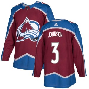 Jack Johnson Youth Adidas Colorado Avalanche Authentic Burgundy Home Jersey