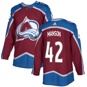 Josh Manson Youth Adidas Colorado Avalanche Authentic Burgundy Home Jersey