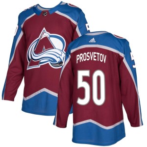 Ivan Prosvetov Youth Adidas Colorado Avalanche Authentic Burgundy Home Jersey