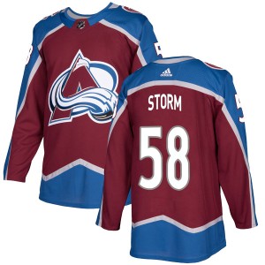 Ben Storm Youth Adidas Colorado Avalanche Authentic Burgundy Home Jersey