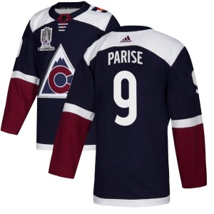 Zach Parise Youth Adidas Colorado Avalanche Authentic Navy Alternate 2022 Stanley Cup Champions Jersey