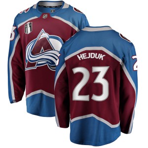 Milan Hejduk Youth Fanatics Branded Colorado Avalanche Breakaway Maroon Home 2022 Stanley Cup Final Patch Jersey