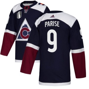 Zach Parise Youth Adidas Colorado Avalanche Authentic Navy Alternate 2022 Stanley Cup Final Patch Jersey
