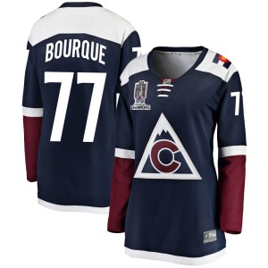 Raymond Bourque Women's Fanatics Branded Colorado Avalanche Breakaway Navy Alternate 2022 Stanley Cup Champions Jersey