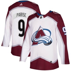 Zach Parise Youth Adidas Colorado Avalanche Authentic White 2020/21 Away Jersey
