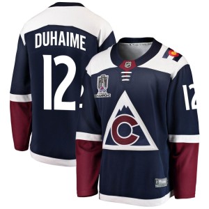Brandon Duhaime Men's Fanatics Branded Colorado Avalanche Breakaway Navy Alternate 2022 Stanley Cup Champions Jersey