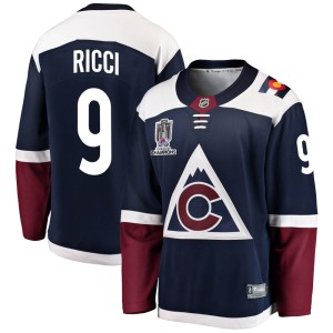 Mike Ricci Men's Fanatics Branded Colorado Avalanche Breakaway Navy Alternate 2022 Stanley Cup Champions Jersey