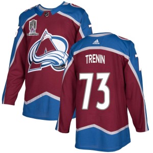 Yakov Trenin Youth Adidas Colorado Avalanche Authentic Burgundy Home 2022 Stanley Cup Champions Jersey