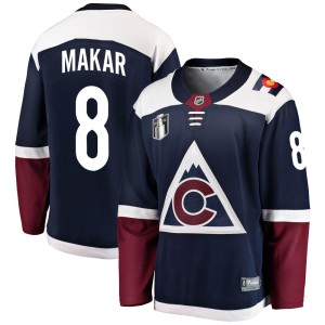 Cale Makar Men's Fanatics Branded Colorado Avalanche Breakaway Navy Alternate 2022 Stanley Cup Final Patch Jersey