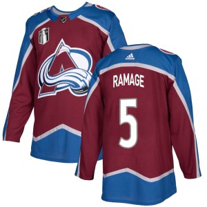 Rob Ramage Youth Adidas Colorado Avalanche Authentic Burgundy Home 2022 Stanley Cup Final Patch Jersey