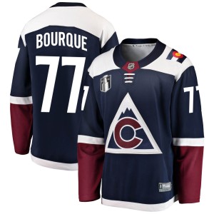 Raymond Bourque Youth Fanatics Branded Colorado Avalanche Breakaway Navy Alternate 2022 Stanley Cup Final Patch Jersey