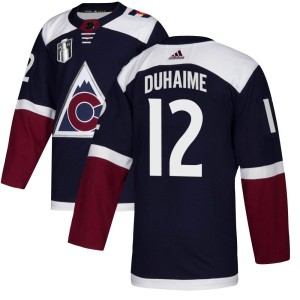 Brandon Duhaime Men's Adidas Colorado Avalanche Authentic Navy Alternate 2022 Stanley Cup Final Patch Jersey