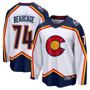Alex Beaucage Youth Fanatics Branded Colorado Avalanche Breakaway White Special Edition 2.0 Jersey