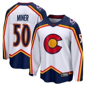 Trent Miner Youth Fanatics Branded Colorado Avalanche Breakaway White Special Edition 2.0 Jersey