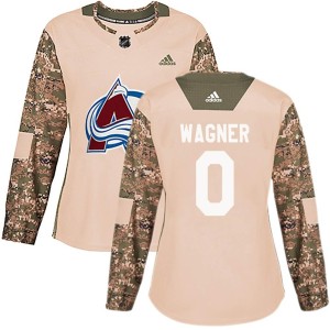 Ryan Wagner Women's Adidas Colorado Avalanche Authentic Camo Veterans Day Practice Jersey