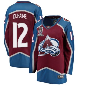 Brandon Duhaime Women's Fanatics Branded Colorado Avalanche Breakaway Maroon Home 2022 Stanley Cup Champions Jersey